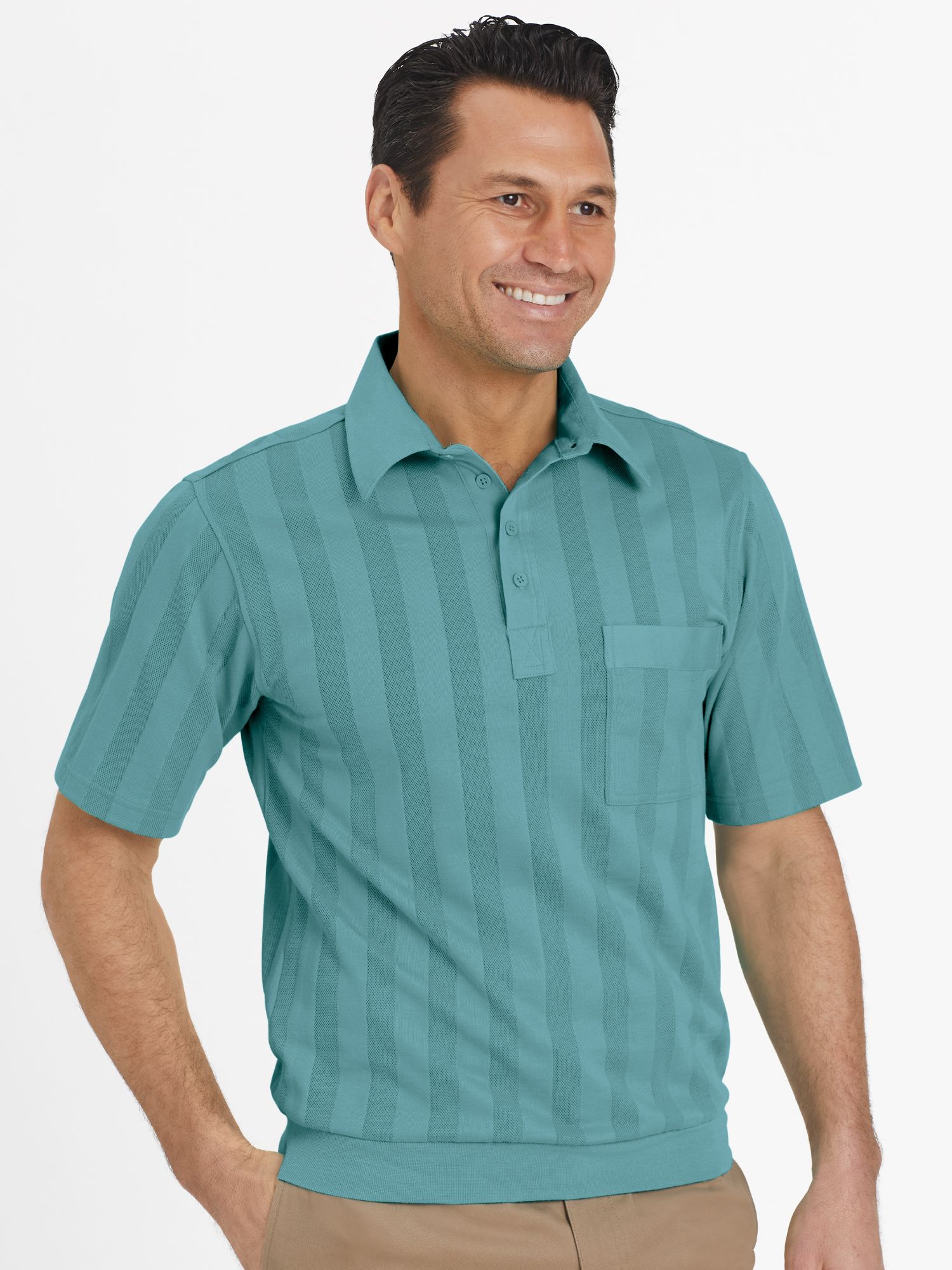 men's banded bottom shirts long sleeve