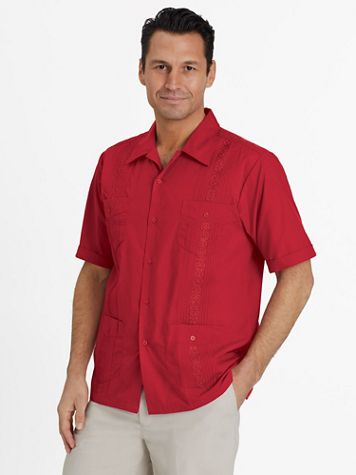 John Blair Short-Sleeve Guayabera Shirt - Image 4 of 9