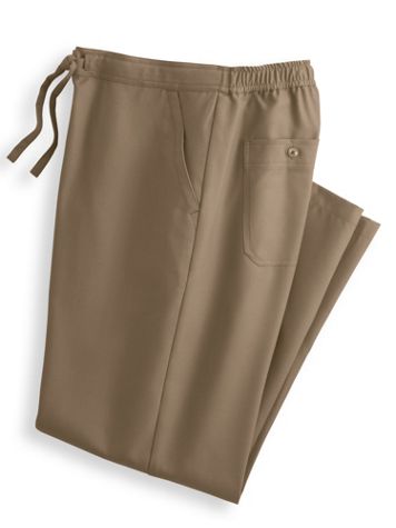 John Blair Relaxed-Fit Linen-Look Drawstring Pants - Image 1 of 1