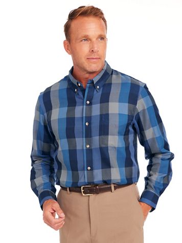 John Blair Multi-Plaid Shirt - Image 1 of 2