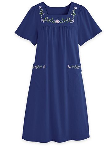 Pull-On Cotton Patio Dress - Blair