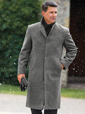 wool blend topcoat