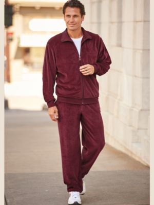 velour suits mens