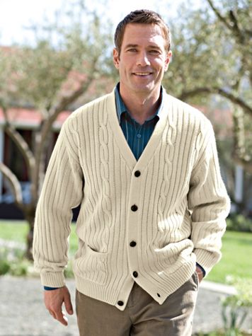 John Blair® Cable Front Cardigan - Image 1 of 6
