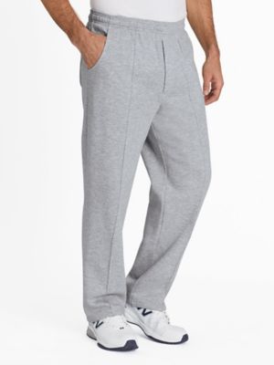 men's fleece sweatpants with zipper fly