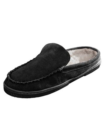 John Blair Suede Scuff Slippers - Image 3 of 3