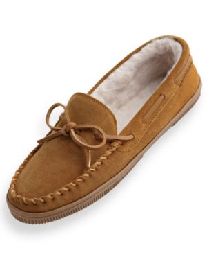 suede moccasin slippers