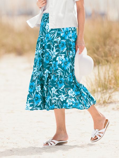 Marco Island Tiered Skirt | Women's Skirts | Appleseeds