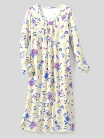 Moonlit Floral Knit Nightgown - Image 1 of 1