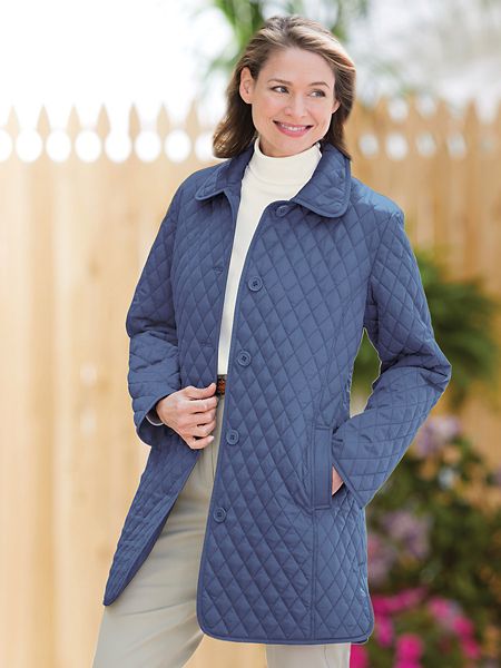 The Diamond-Quilted Car Coat | Women's Jacket | TOG Shop