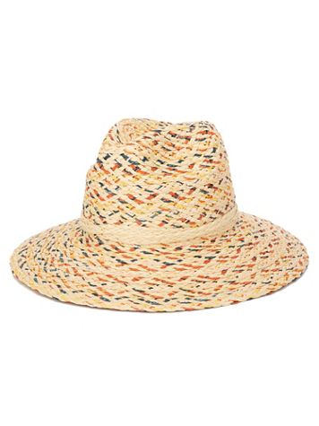 Cheers Multi Color Woven Paperbraid Fedora  - Image 2 of 2