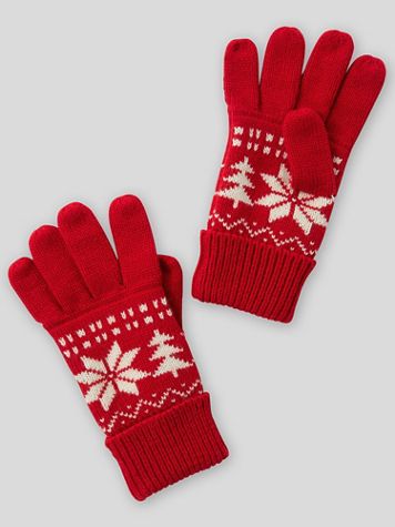 Nordic Knit Gloves - Image 2 of 2