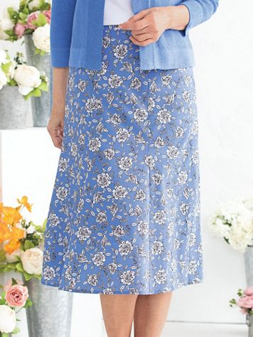 Iris Floral Flared Skirt - Image 4 of 4