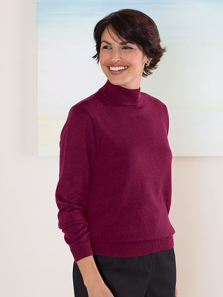 Long Sleeve Essential Mockneck | Women's Pullover | Appleseeds