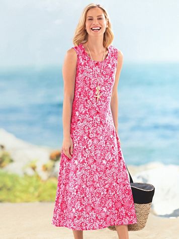 Print Boardwalk Maxi Dress - Image 1 of 5