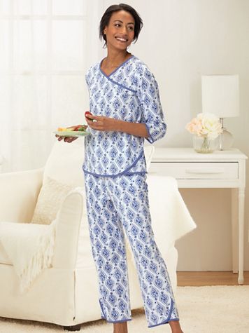 Summer Paisley Luxe Knit Pajamas - Image 1 of 1