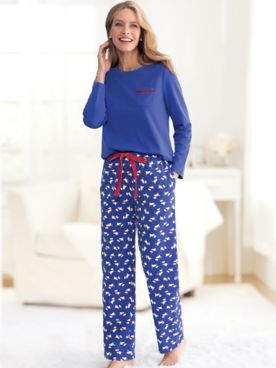 Scotty Dog Knit Pajama