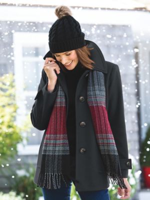 women's plus size winter wool coats