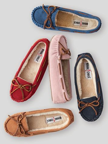 2種類選べる MINNETONKA synthetic kimmy slipper モカシン