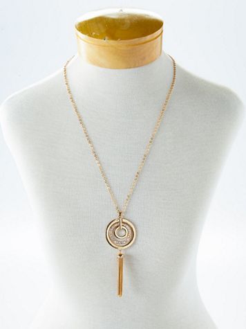 Circle Tassel Necklace - Image 1 of 4
