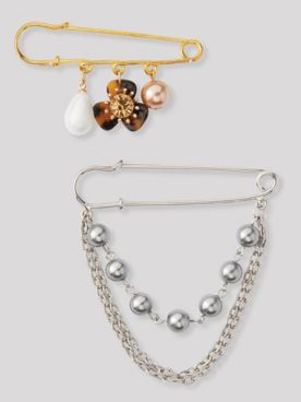 Pearl & Chain Pin