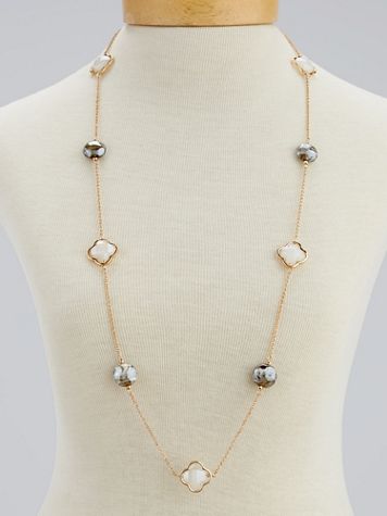 Natural Elements Long Tile Necklace - Image 1 of 2