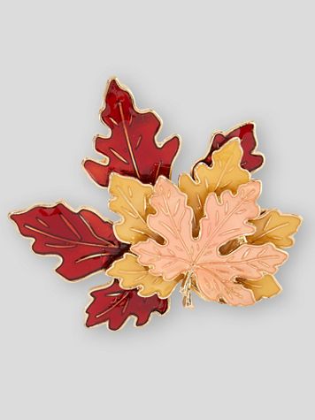 Fall Foliage Enamel Pin - Image 1 of 1
