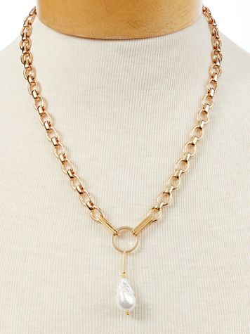 Baroque Pearl Necklace - Image 1 of 6
