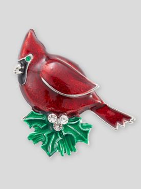 Enamel Cardinal Pin