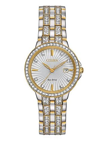 Citizen Silhouette Eco-Drive Crystal Watch - Image 2 of 2