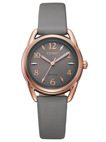 Citizen Rose Gold & Gray Eco-Drive Watch - Image 1 of 1