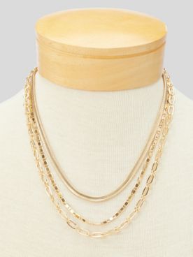 Multi-Strand Chain Necklace
