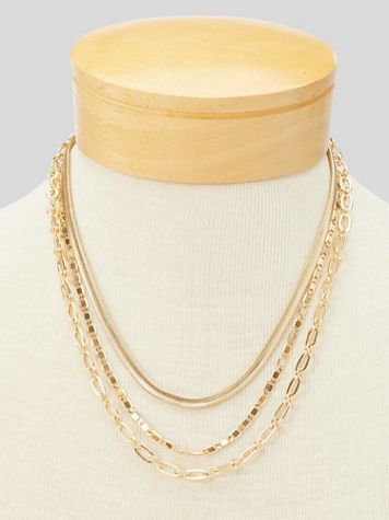 Multi-Strand Chain Necklace - Image 3 of 3