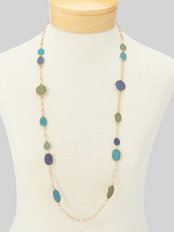 Long Mixed-Stone Necklace - Image 4 of 4