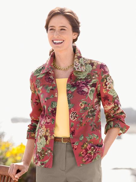 Vintage Floral Jacket | Women's Jacket | Appleseeds