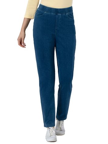 Knit Denim Slim Jeans - Image 1 of 4