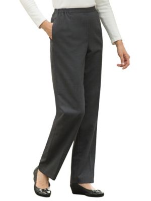 Stretch Wool Gabardine Pull-On Pants - Appleseed's