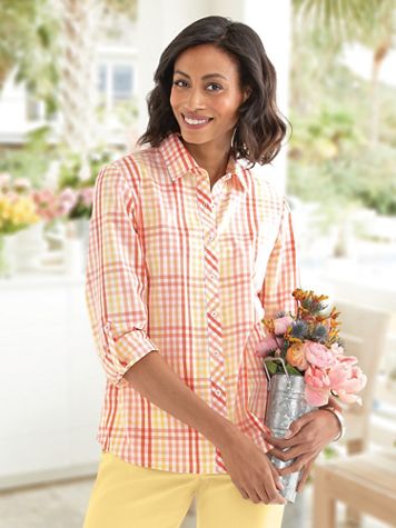 Multi-Colored Gingham Shirt