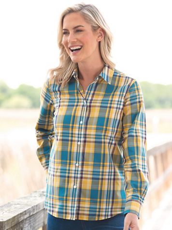 foxcroft plaid shirts