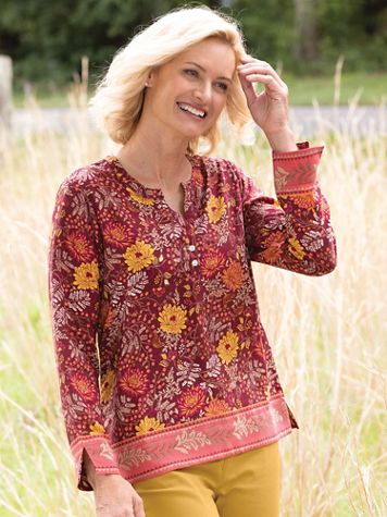 Limited-Edition Country Weekend Border-Print Popover - Image 2 of 2