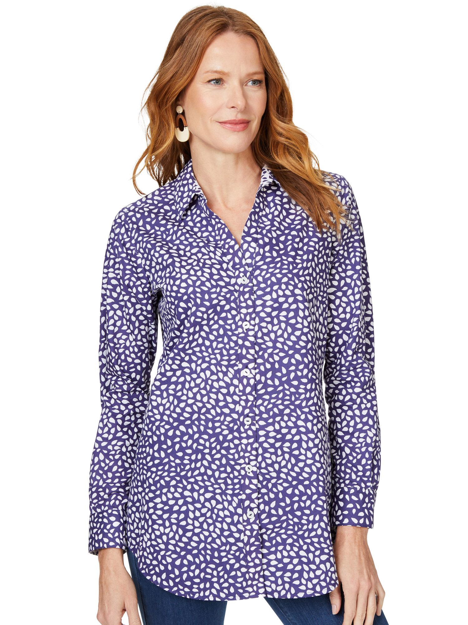 Faith Non-Iron Rainfall Tunic 