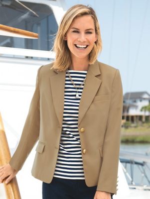 khaki jacket women's plus size