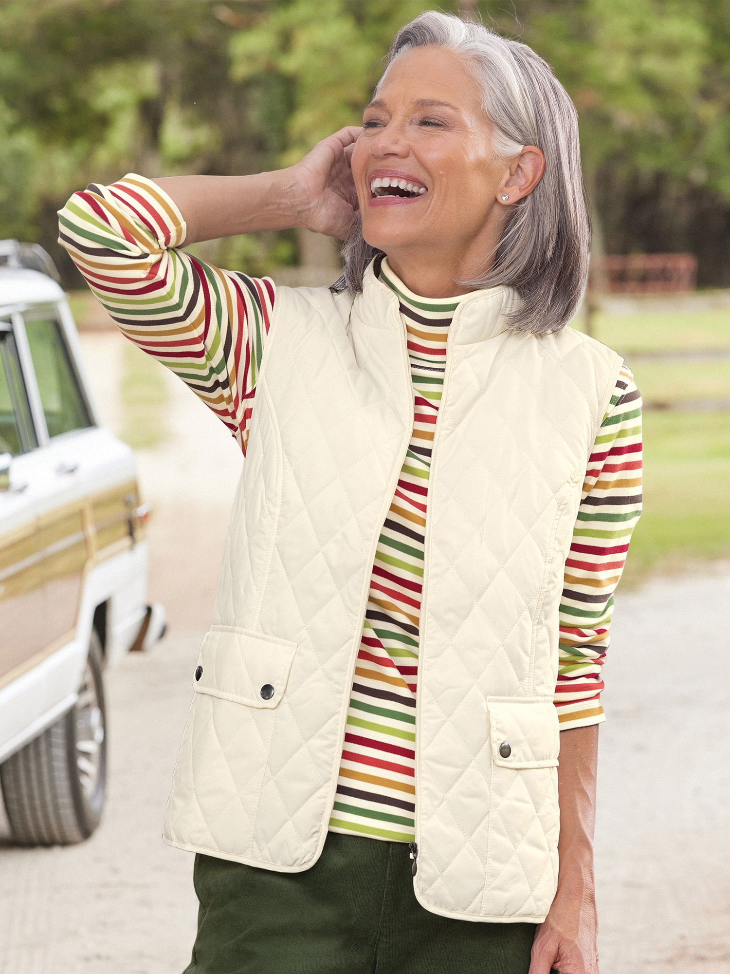 Berkshire Solid Quilted Vest