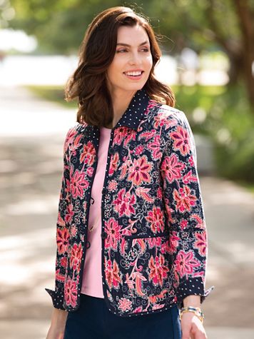 Limited-Edition Signature Floral Reversible Jacket - Image 1 of 4