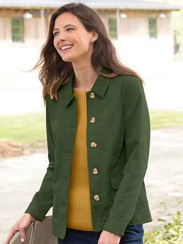 Anywhere Cotton Stretch Twill Jacket - Image 1 of 10