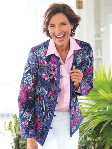 Limited-Edition Meadow Floral Reversible Quilted Jacket - Image 1 of 2