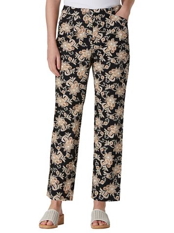 Watercolor Paisley Ankle Pants - Appleseed's