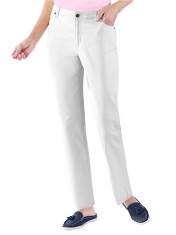 DreamFlex Hidden Comfort Color 5-Pocket Jeans - Image 4 of 4