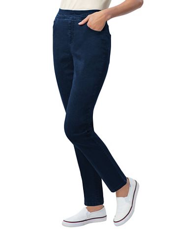 DreamFlex Pull-On Denim Jeans - Image 1 of 6