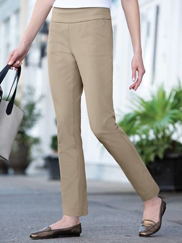 Slimsation Zip Pocket Ankle Pants Appleseed S